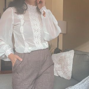 ASOS Sheer Detailed Blouse